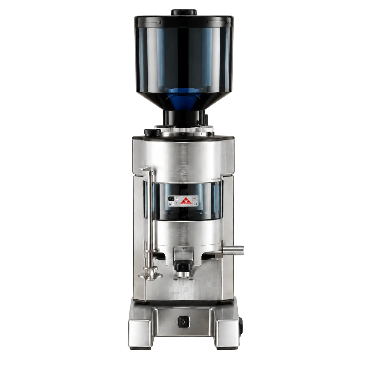 SAB MD BNZ Auto Flat Burr Telescopic Tamper Coffee Grinder (Silver) - 2