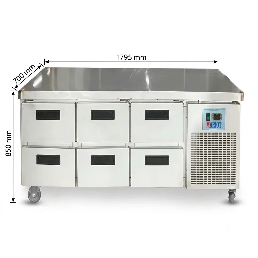 Work Top Chiller With Six Drawers – GN3160TN - 2