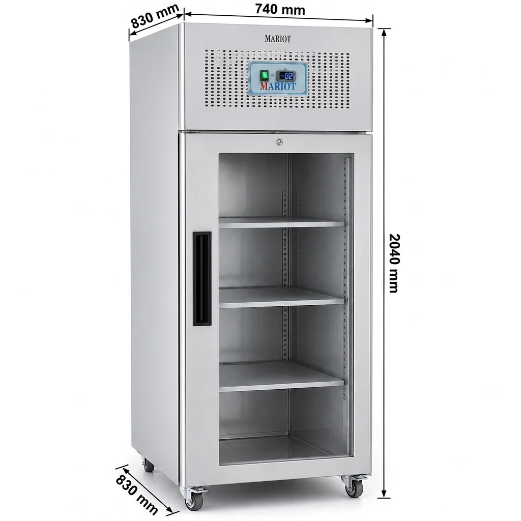 Upright Chiller With Single Glass Door – GN650TN/G - 2