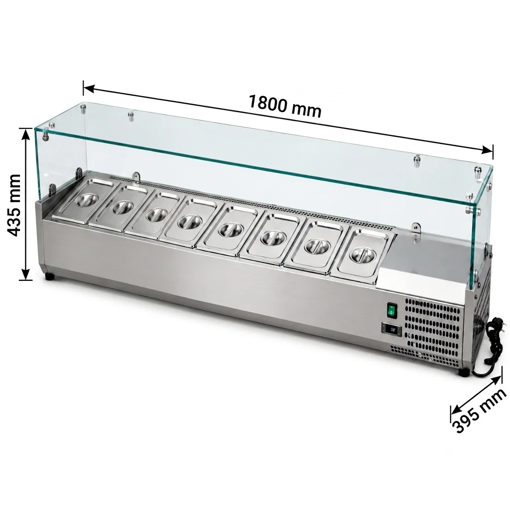 Salad Bar Display – VRX 1800 - 2
