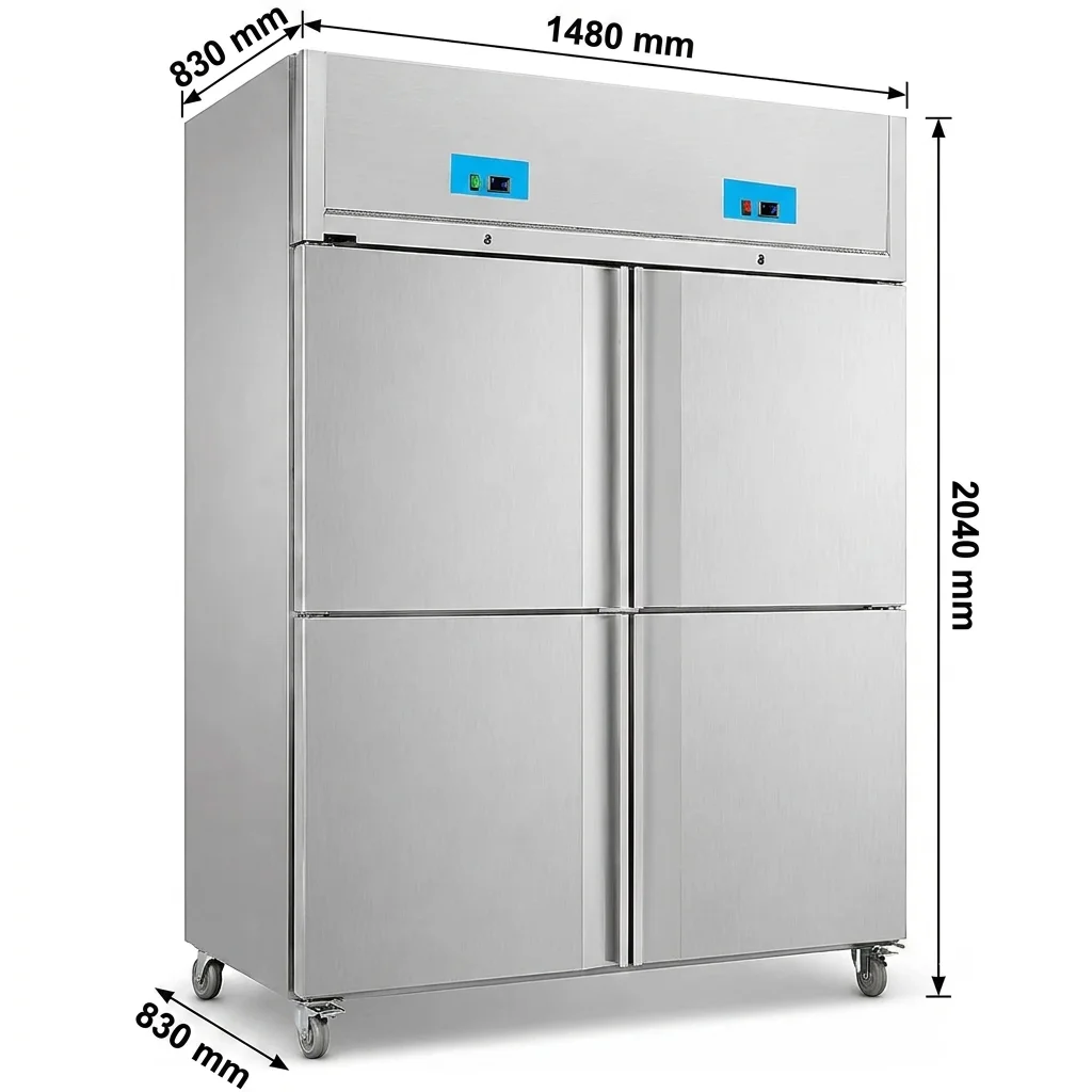 Upright Chiller-Freezer With Four Doors – GN1410DT/D - 2