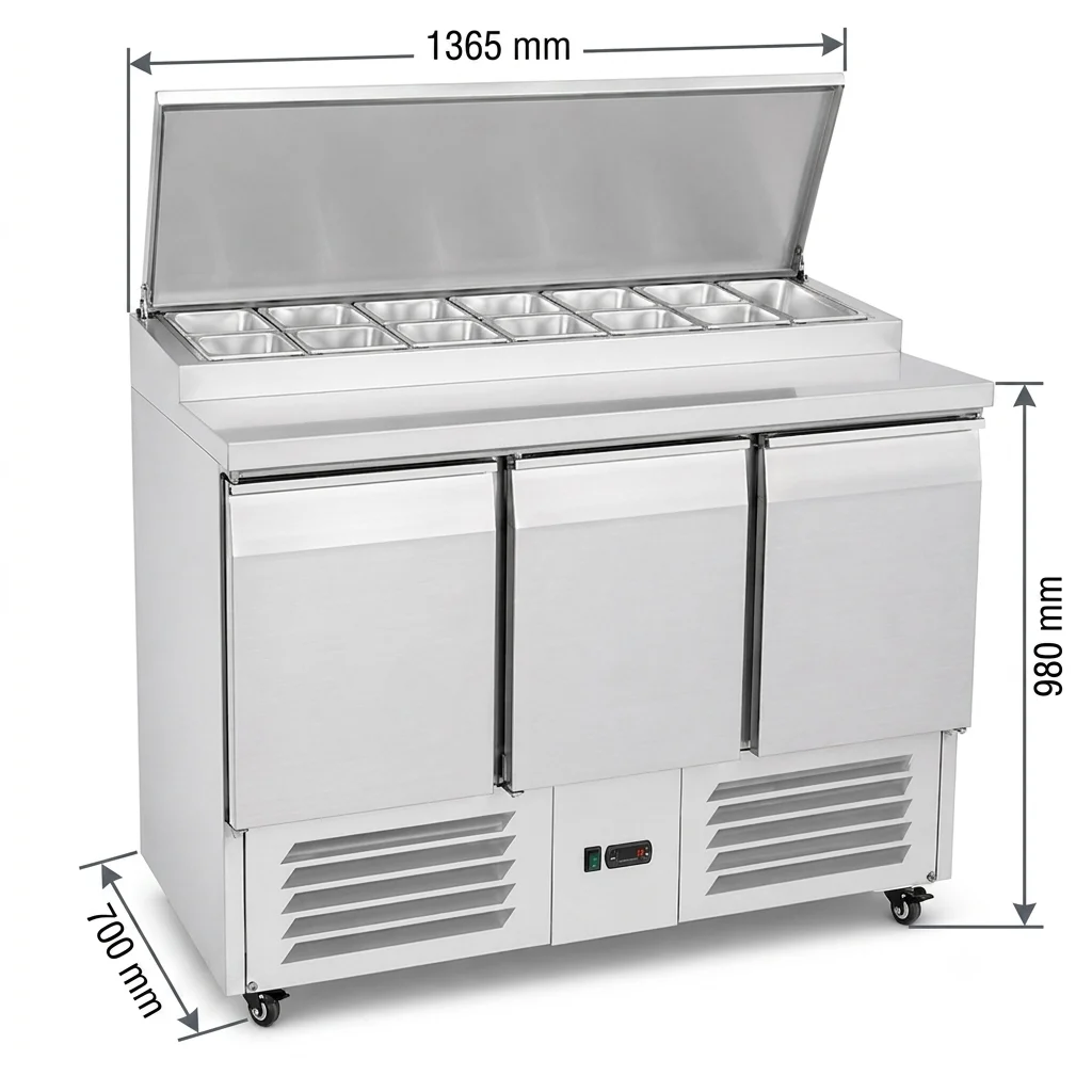 Saladette With Table Top – PS300 - 2