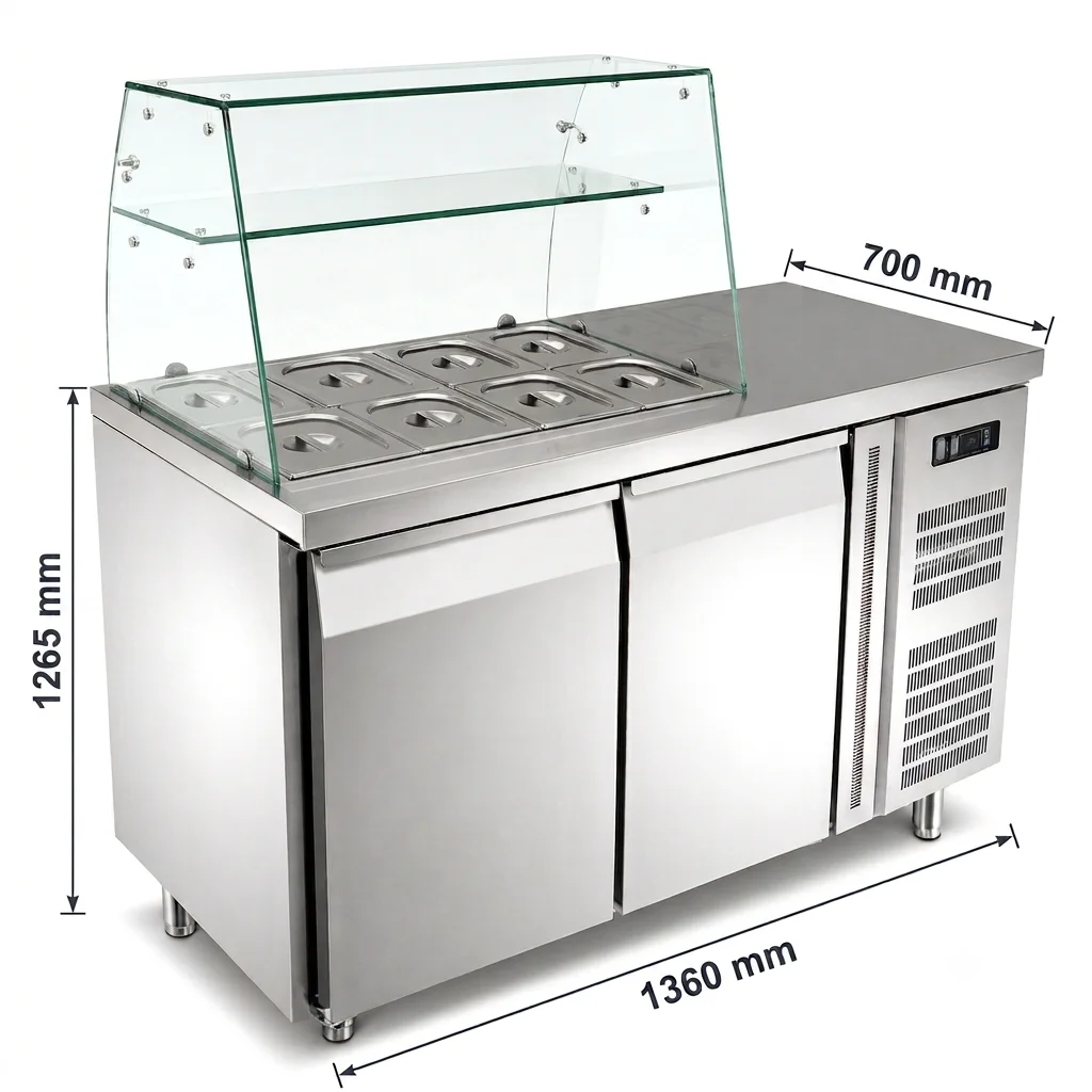 Ventilated Salad Counter Chiller – GN2100TN/SC - 2