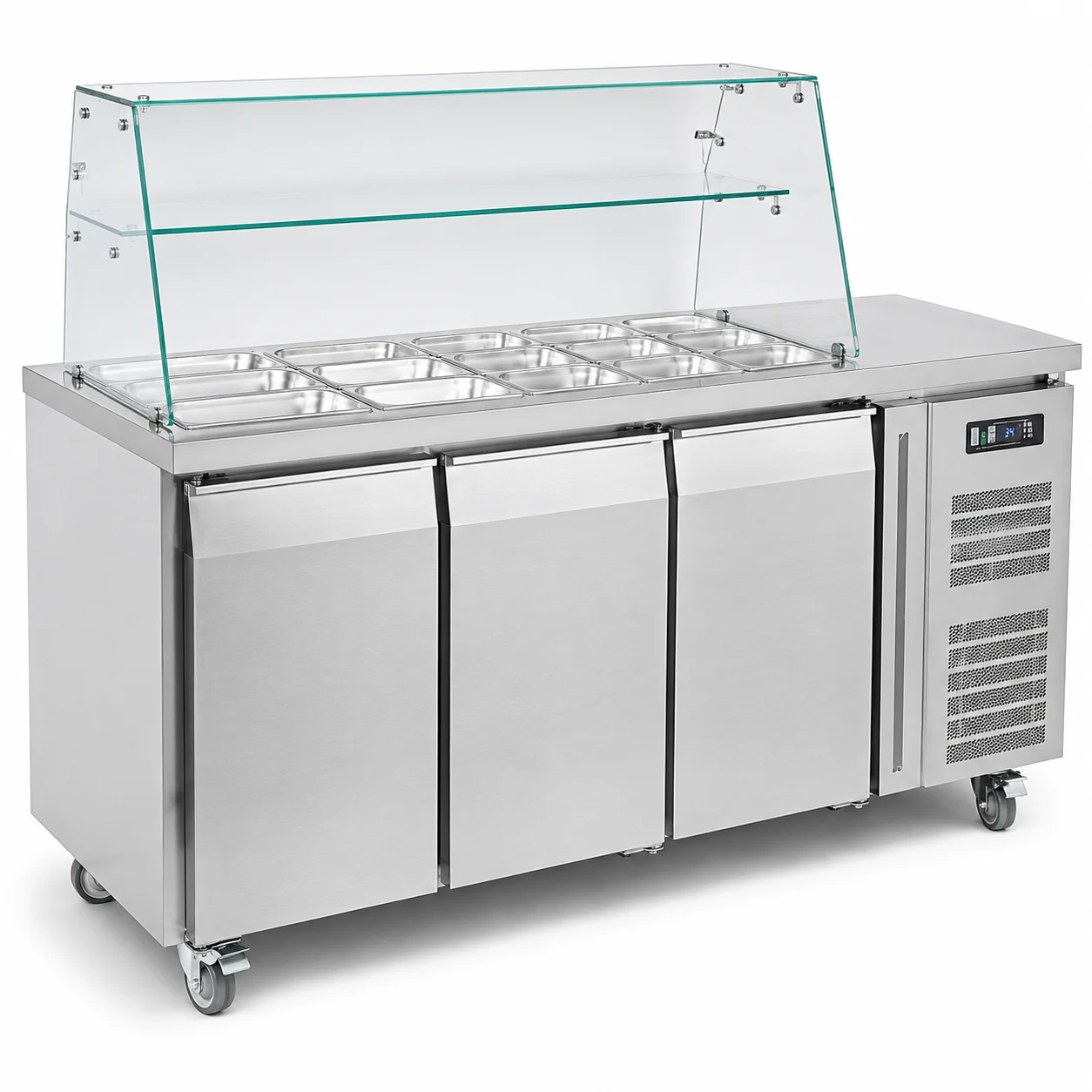 Ventilated Salad Counter Chiller – GN3100TN/SC - 1