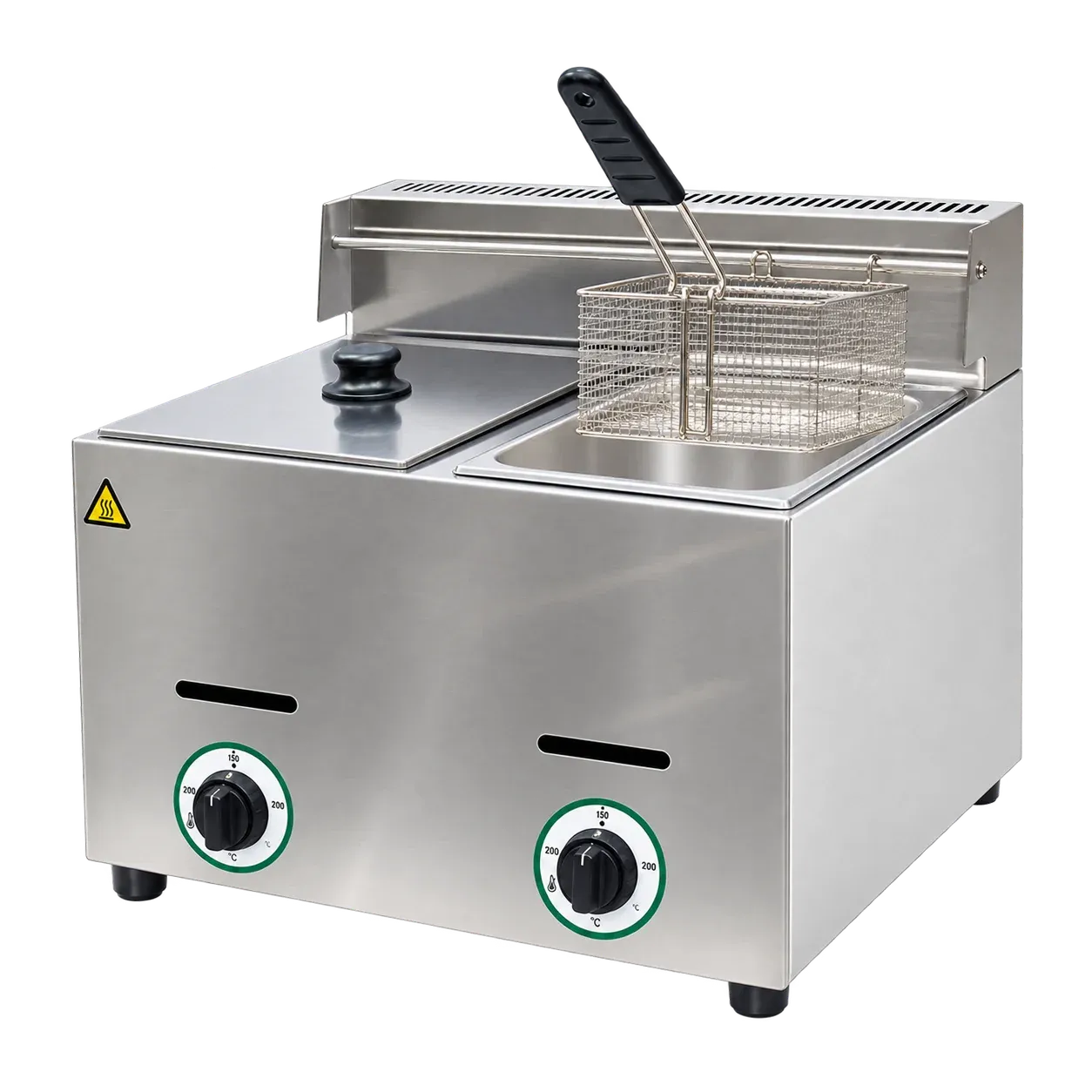 Gas Double Fryer 10+10L – 10.4 kW – GF-102 - 1