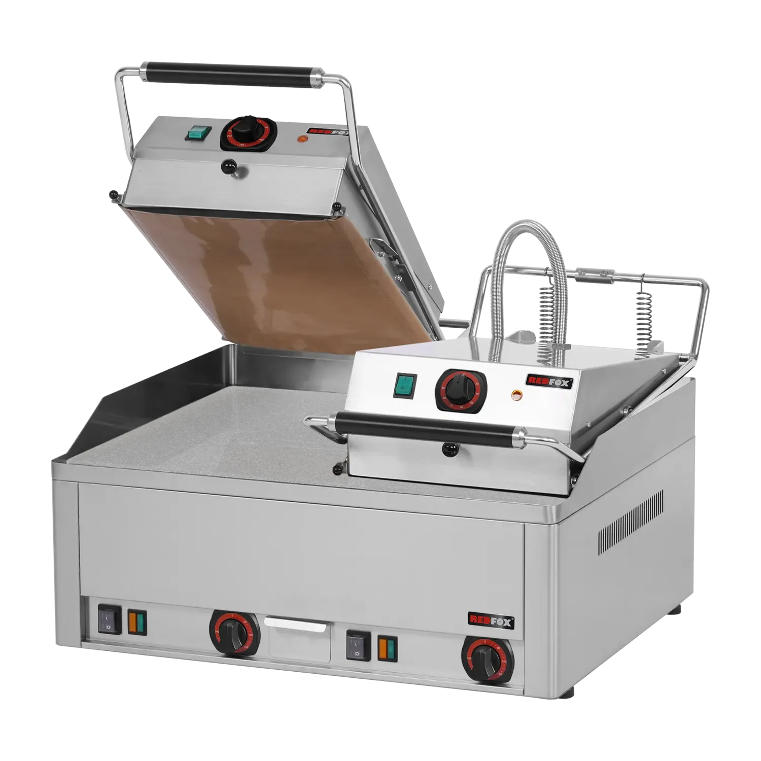 FRY-TOP GRIDDLE PLATE ELECTRIC SMOOTH CHROME - FTH-C-60 ED+2x KD30T - 1