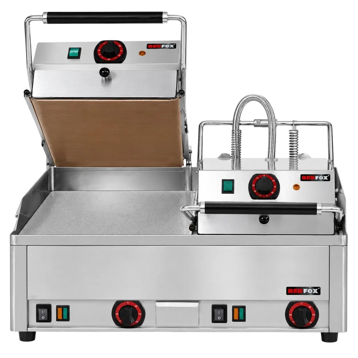 FRY-TOP GRIDDLE PLATE ELECTRIC SMOOTH CHROME - FTH-C-60 ED+2x KD30T - 2