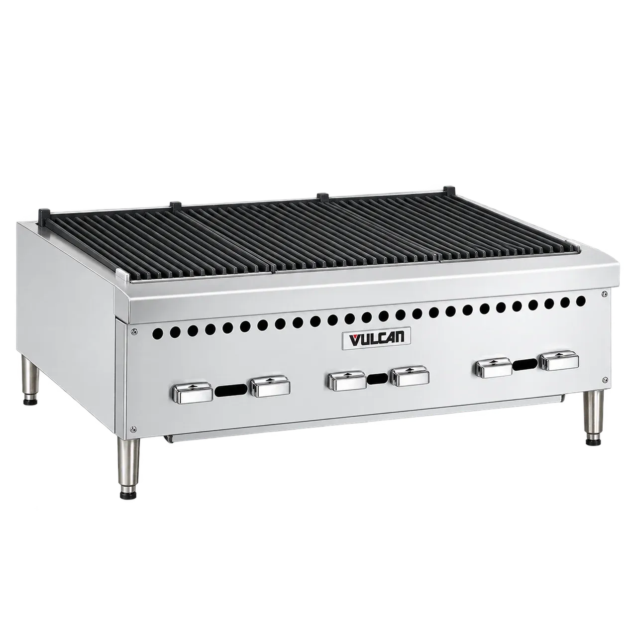 Commercial Gas Charbroiler 36" – 6 Burners – VCRB36 / VULCAN - 1
