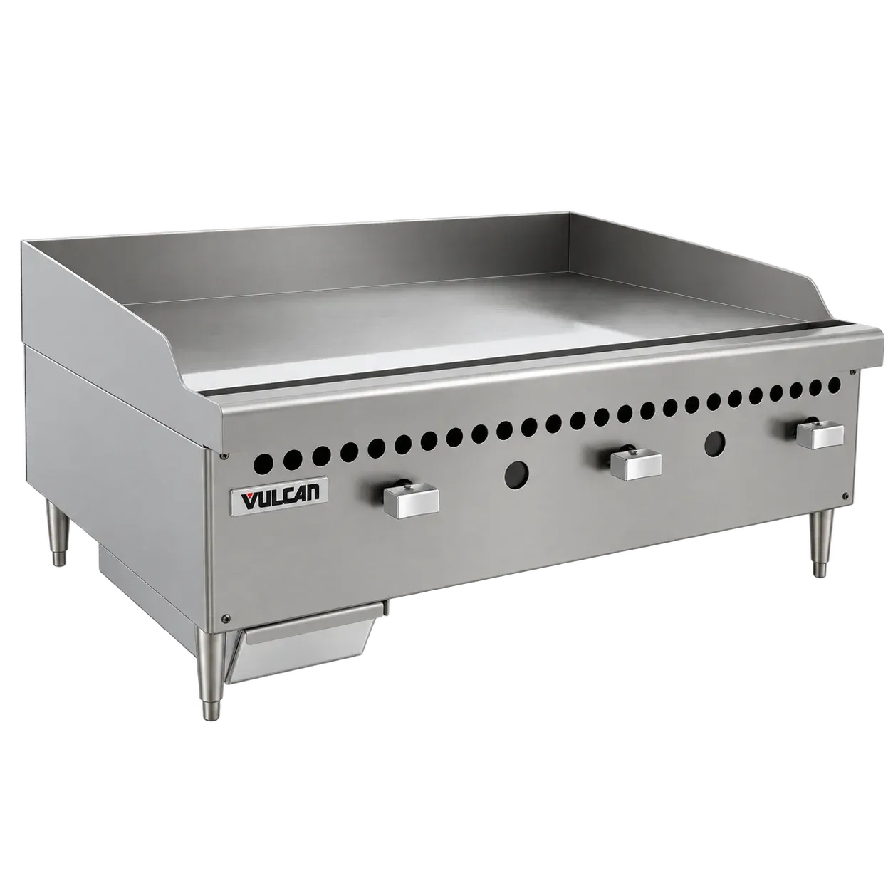 Commercial Gas Griddle 36" – 3 Burners – VCRG36-M / EGFT36 / VULCAN