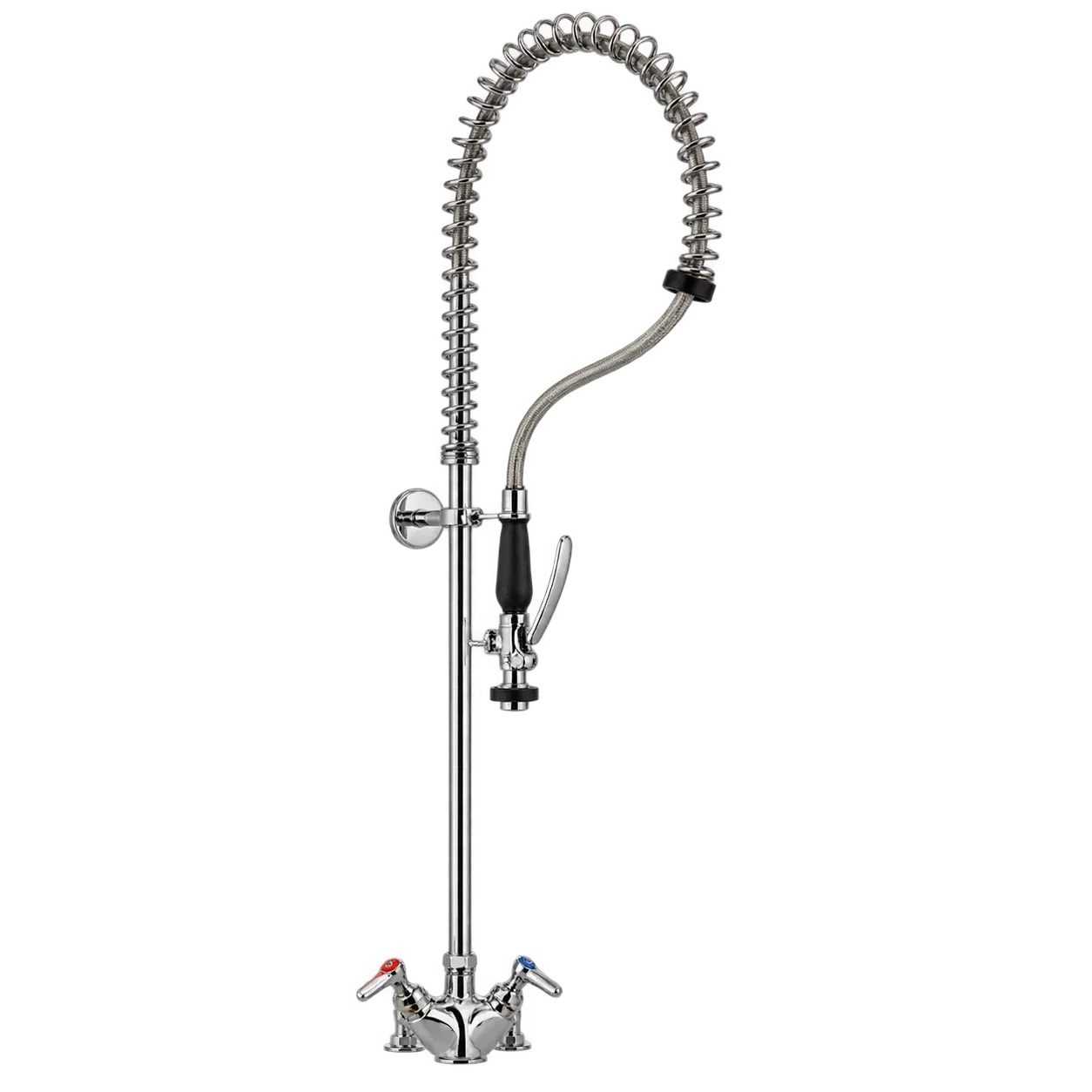 Counter Mounted Pre-Wash Spray Unit with Double Faucets – EMP.OYD.03 - 1