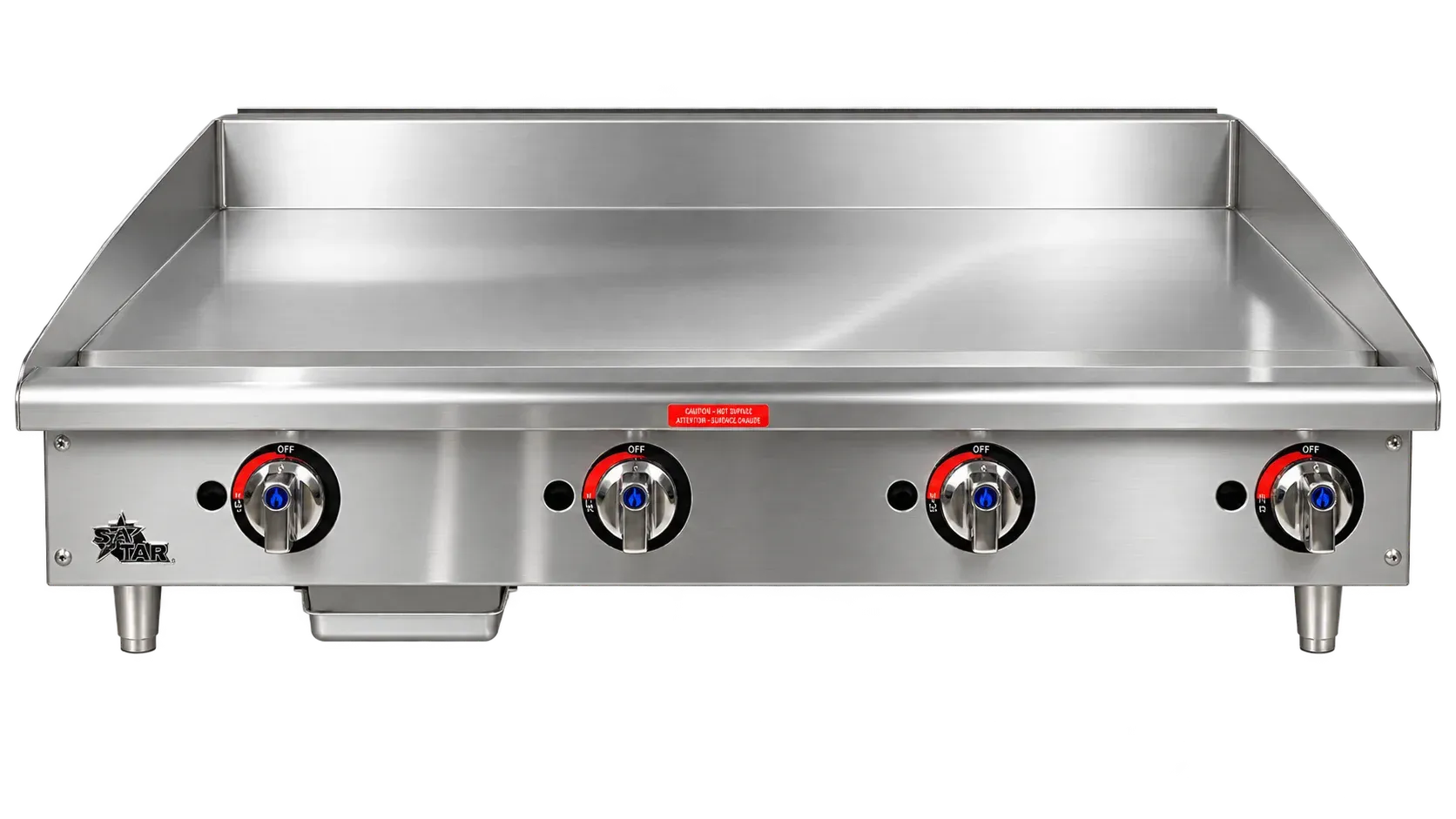 Gas Countertop Griddle 4 Manual Controls – 648MF / STAR - 1