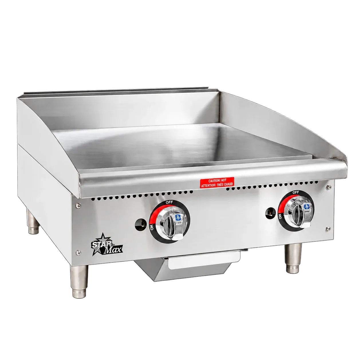 Gas Countertop Griddle Manual Controls – 624MF / STAR