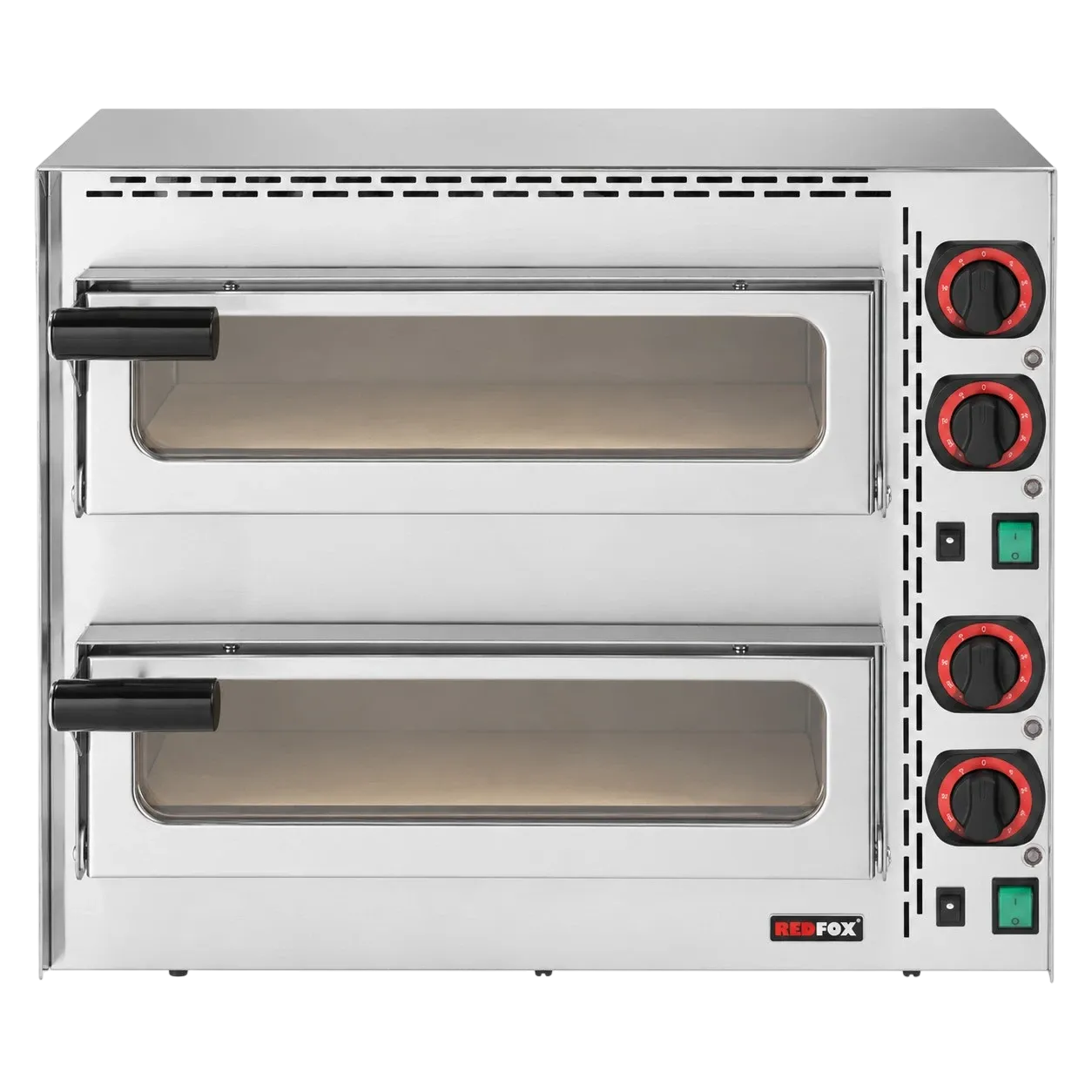 ELECTRIC SNACK PIZZA OVEN - w/ stone / Double - FP 68 R - 2