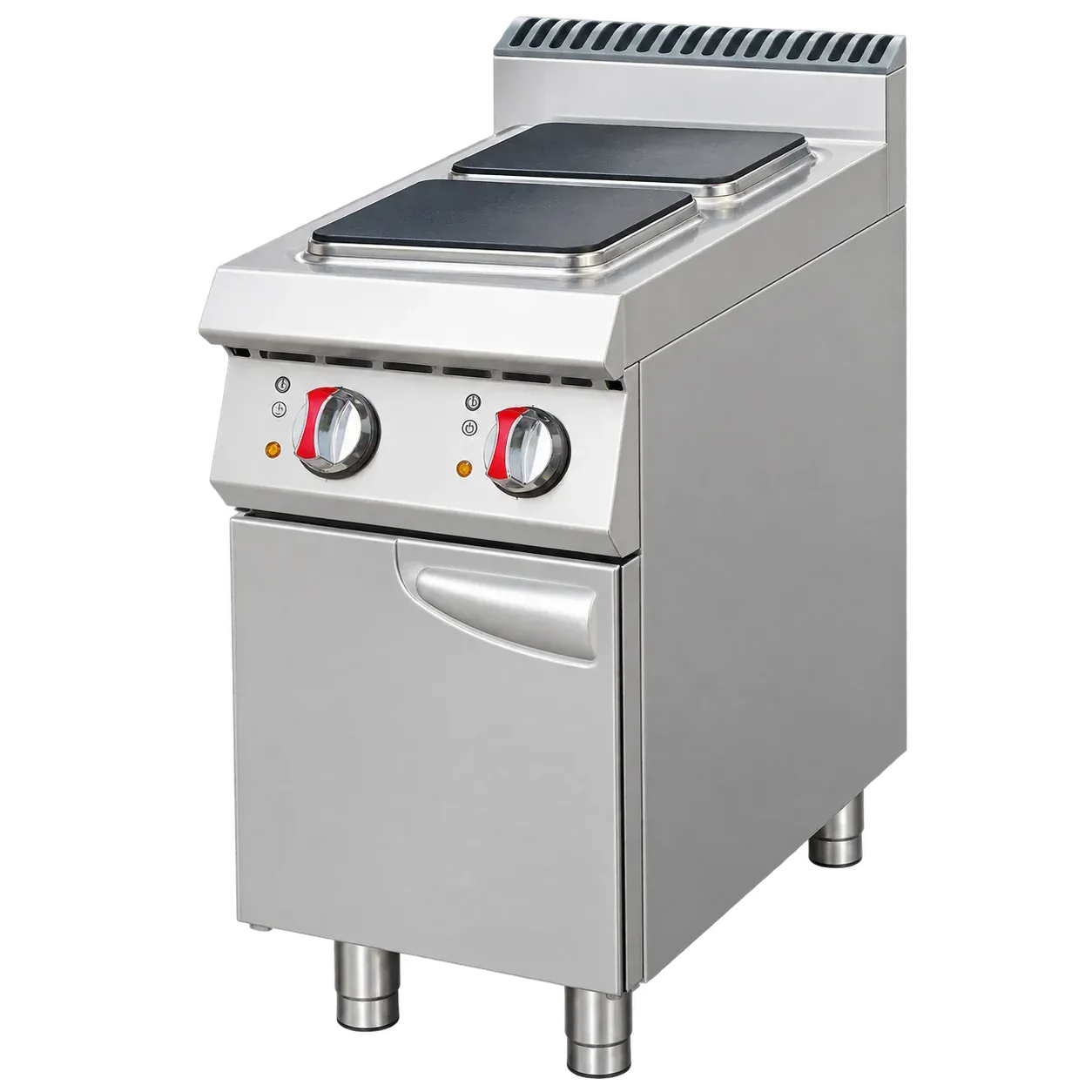 Two Square EGO Hot Plates with Cabinet – XKE-DS-900S - 1