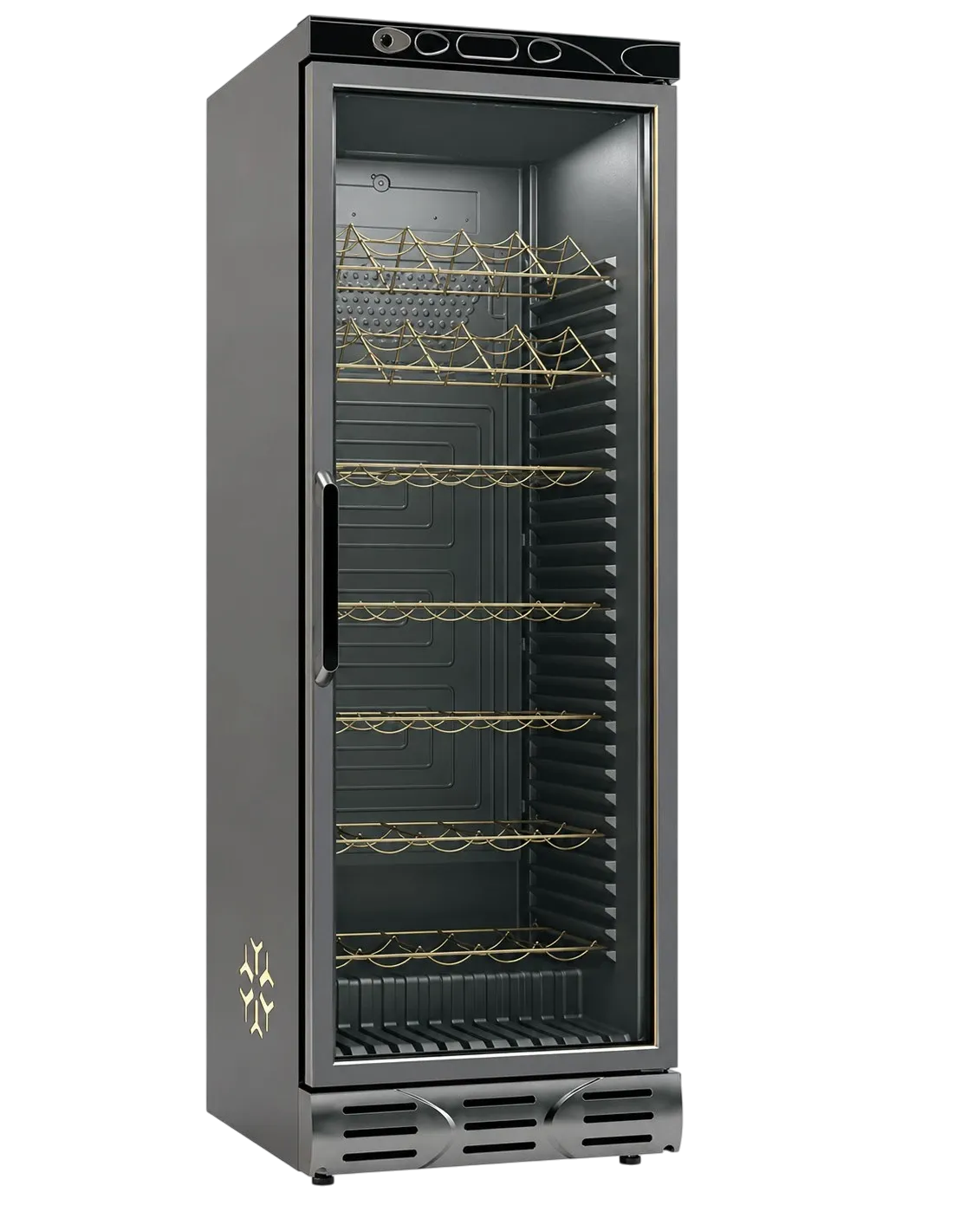 Glass Door Static Freezer Without Canopy – CL 380 VD - 1