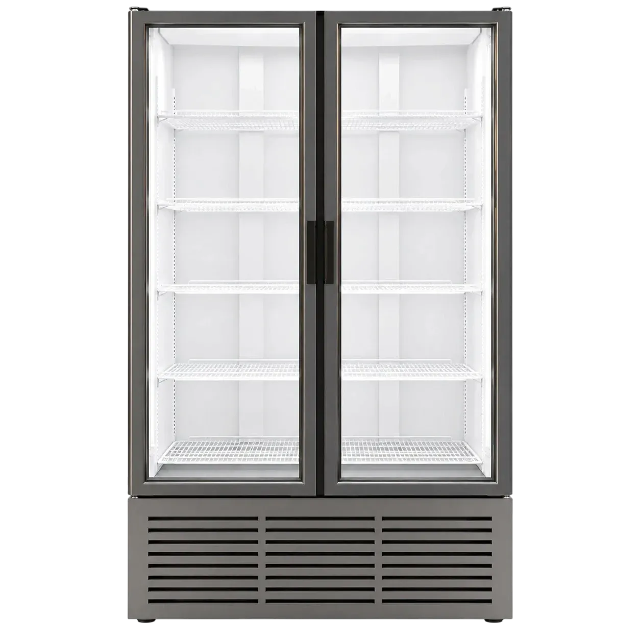 ثلاجة عرض زجاجية ببابين مع لوحة إعلانية – CL 1200 SLDC - 2