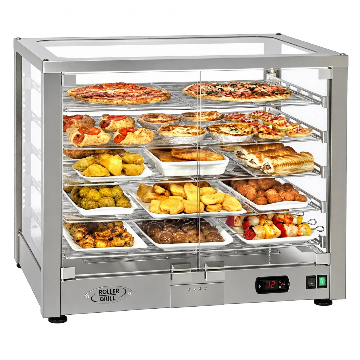 Ventilated Heated Display Showcase 3 Grids – WD 780 D - 1