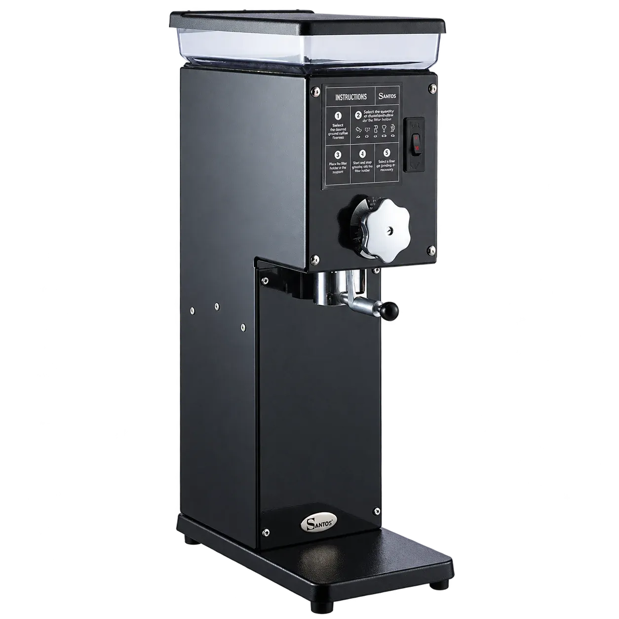 Silent Shop Coffee Grinder with Bag Holder – 43NA - 1