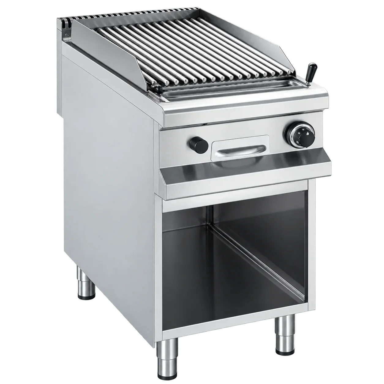 Gas Charcoal Grill on Open Stand – GPL408 - 1