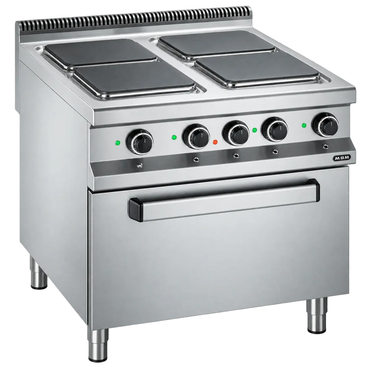 Electric Cooker with MAXI Oven 4 Cast Iron Plates – E4F8 - 1