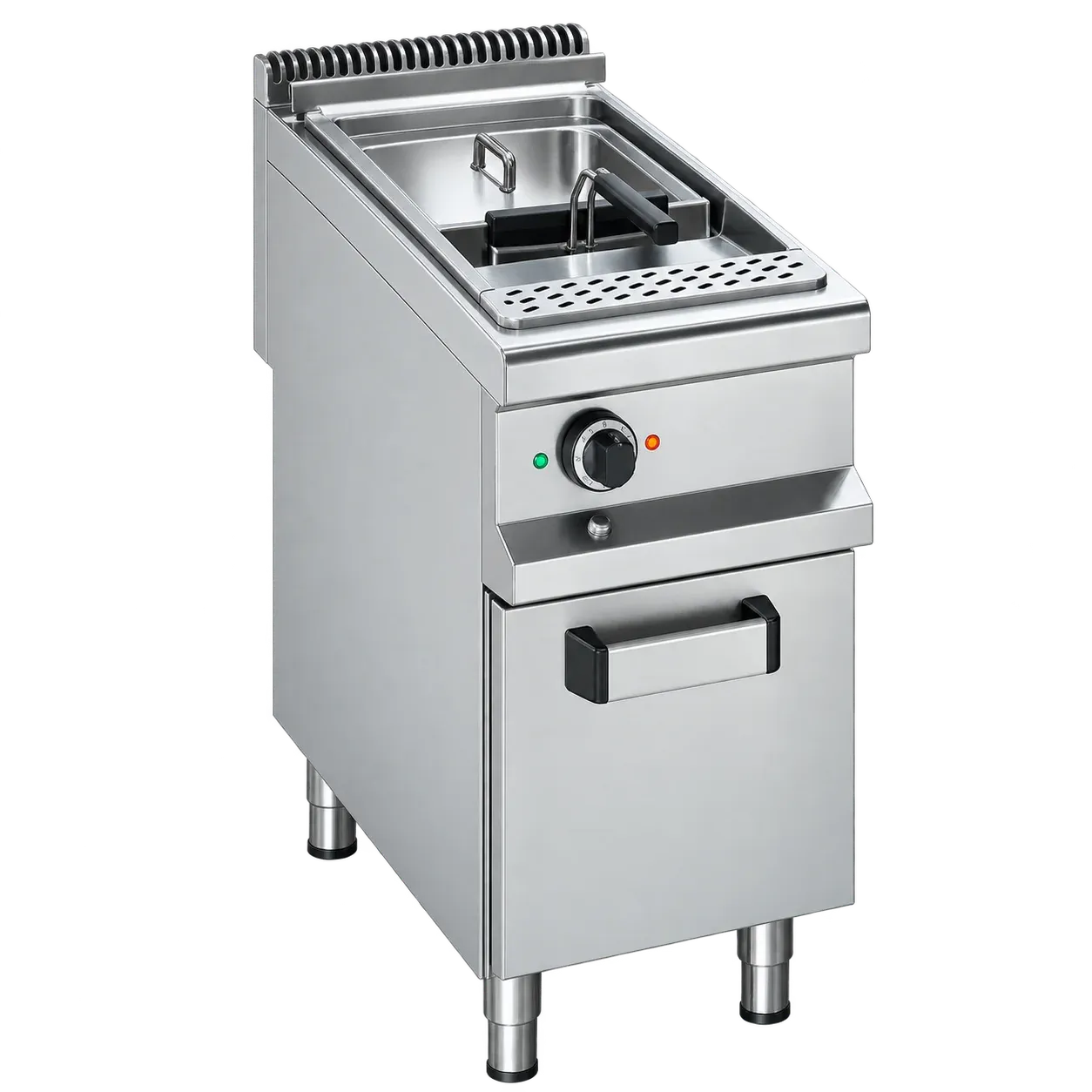 Electric Fryer Single Tank 18 L on Closed Stand – 16 kW – EF408 / MBM - 1